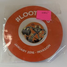 Listing image for BNIP Collectible Loot Crate Exclusive #LootPins January 2016 Alien Invasion