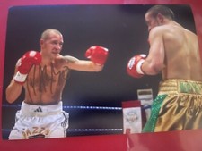 Listing image for John Simpson v DAZZO WILLIAMS Signed Boxing Photo Boxing Memorabilia