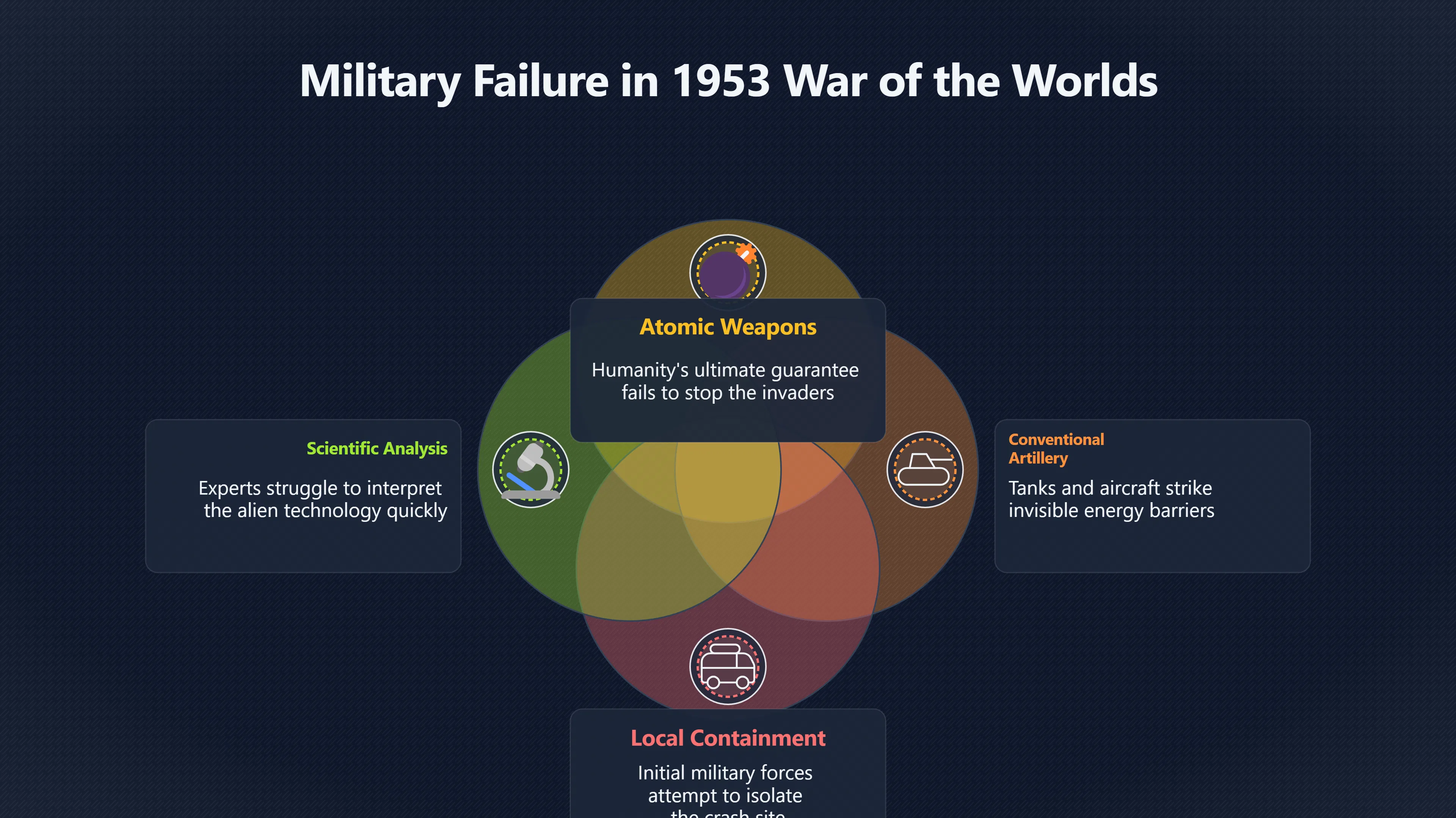 Overview image for The War of the Worlds and helpless invasion fear