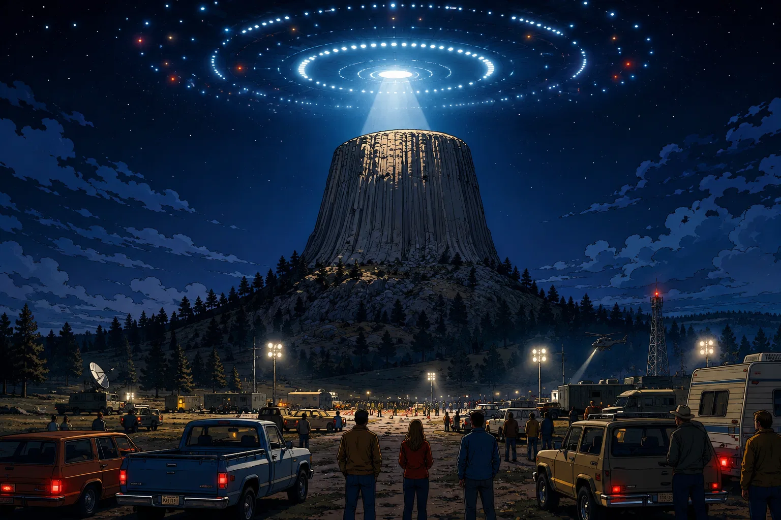 Overview image for Why Devils Tower Became UFO Mythology